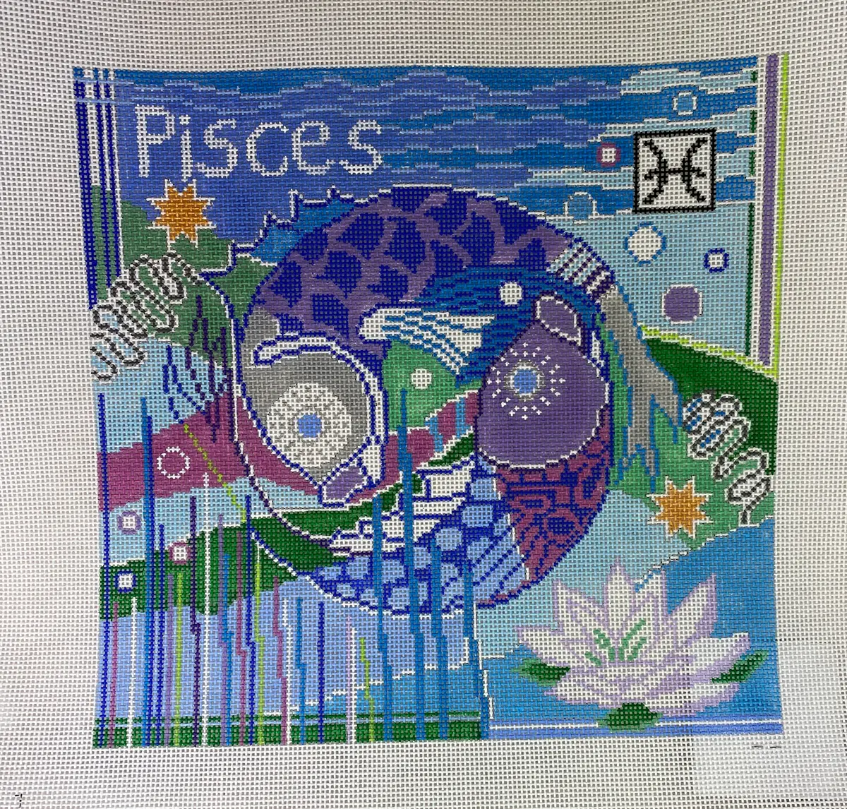 Doolittle Stitchery Z103 Pisces Zodiac 1