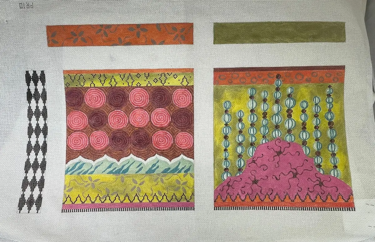 * Sale / Colors Of Praise Pr10 Multi-Panel Purse 1