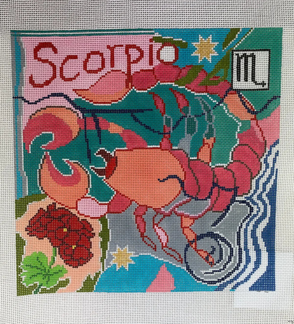 * Doolittle Stitchery Z110 Scorpio Square 1