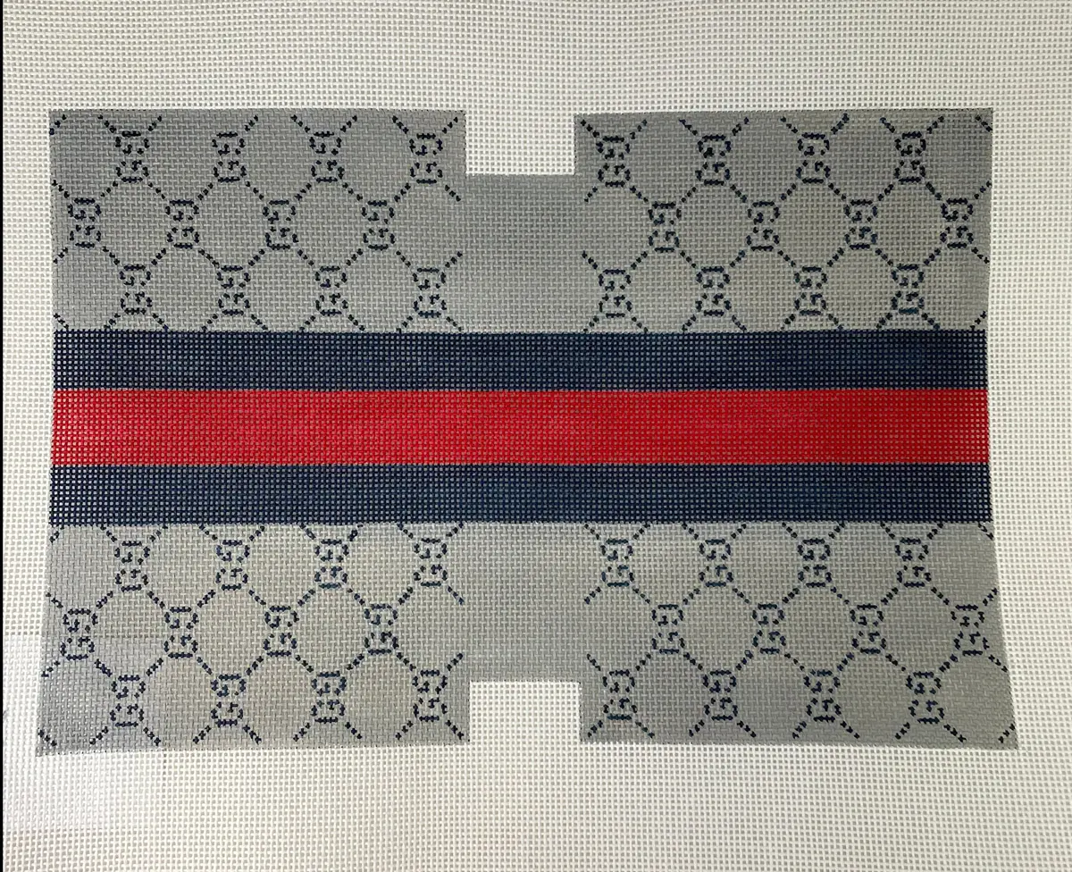 * Kimberly Ann Mb24b G's And Stripes, Gray/Blue 1