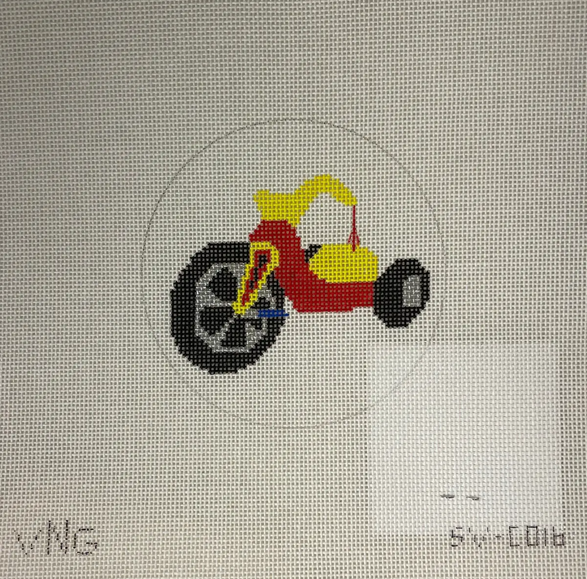*Vallerie Needlepoint Gallery/ Vng Canvas Sv-Co16 Big Wheel Round 1