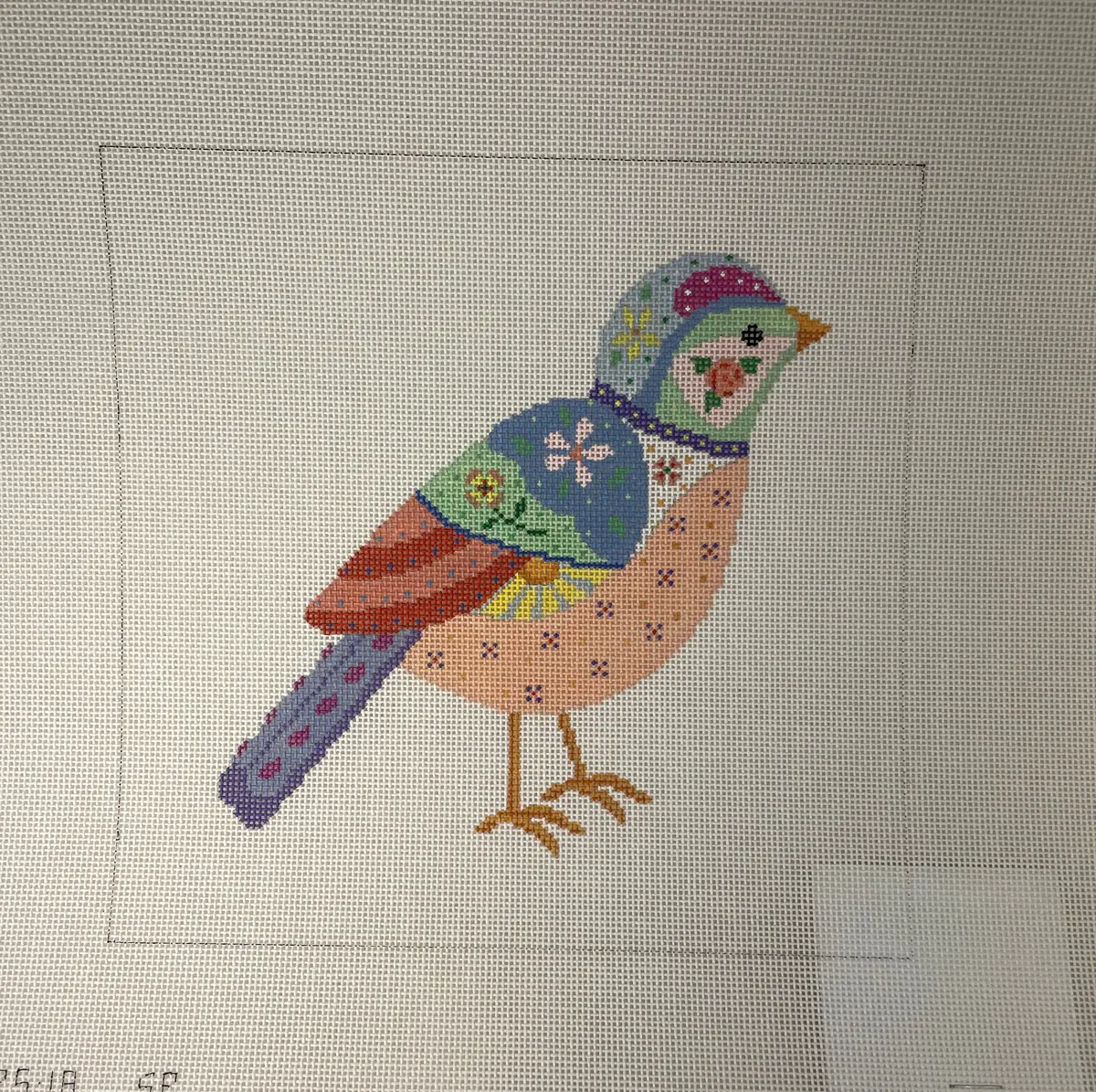 * Susan Roberts Needlepoint 1075 Bird Garden 13M 1