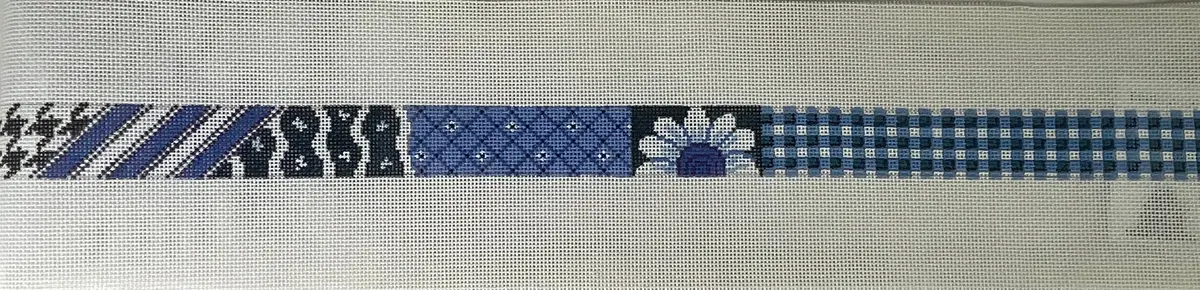 * Patti Mann 11568 Blue Pattern Belt 1