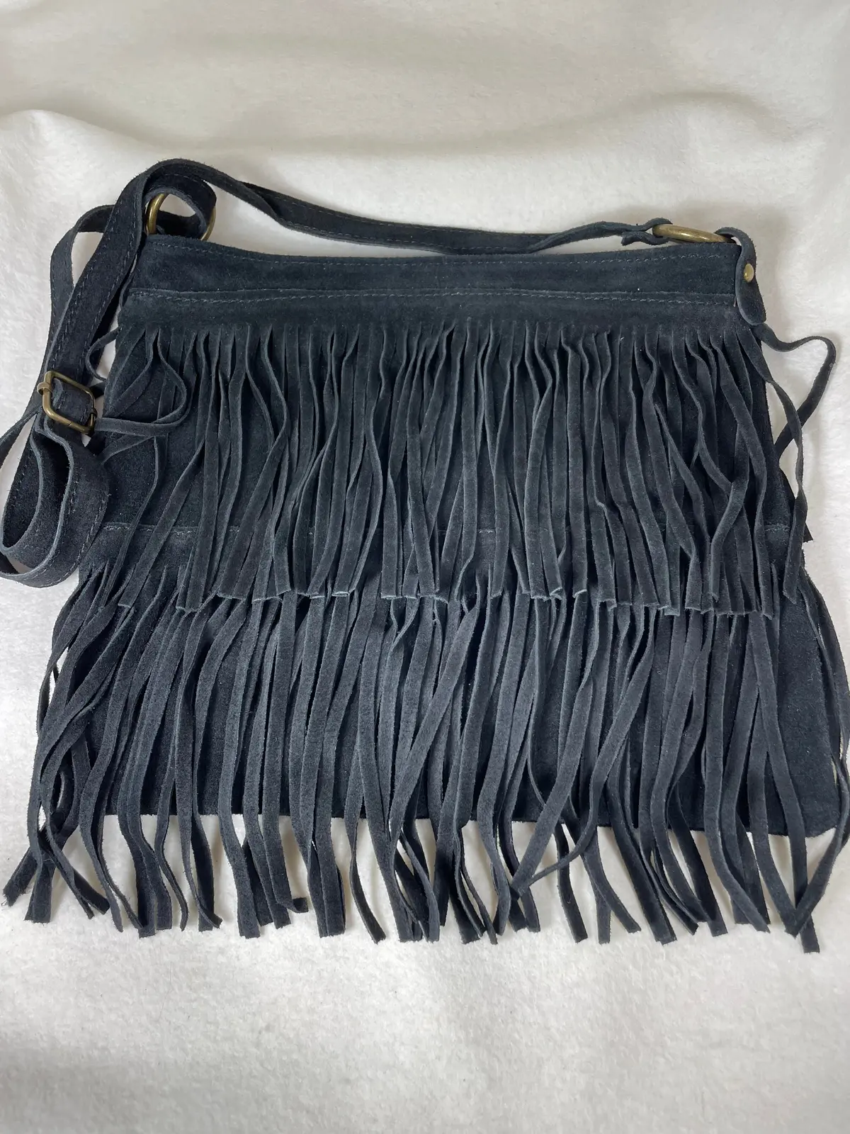 * Fringe Bag- Black 1