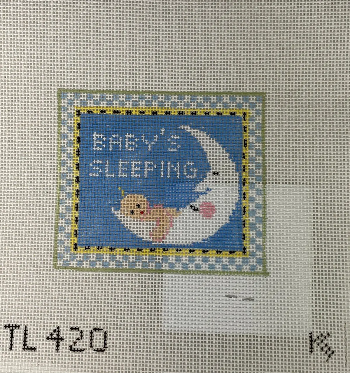 * Kathy Schenkel Tl420 Baby Sleeping- Blue 1