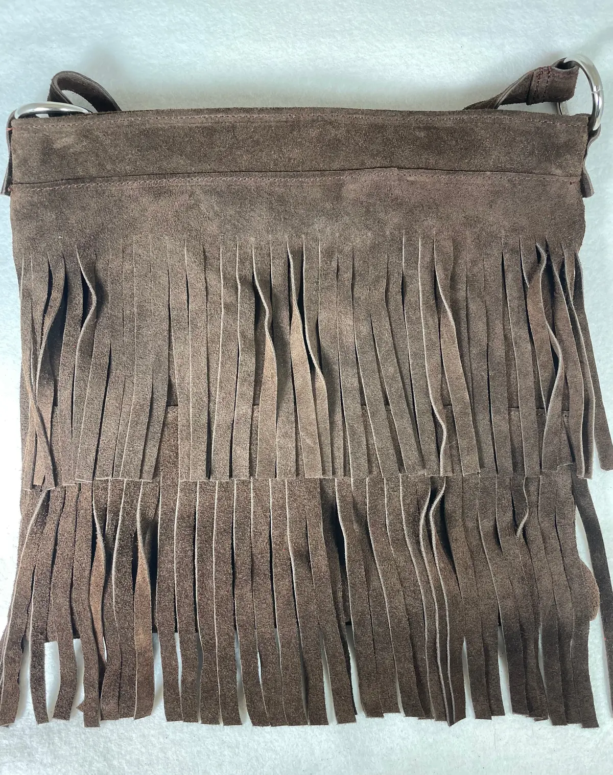 * Fringe Bag- Dark Brown 1