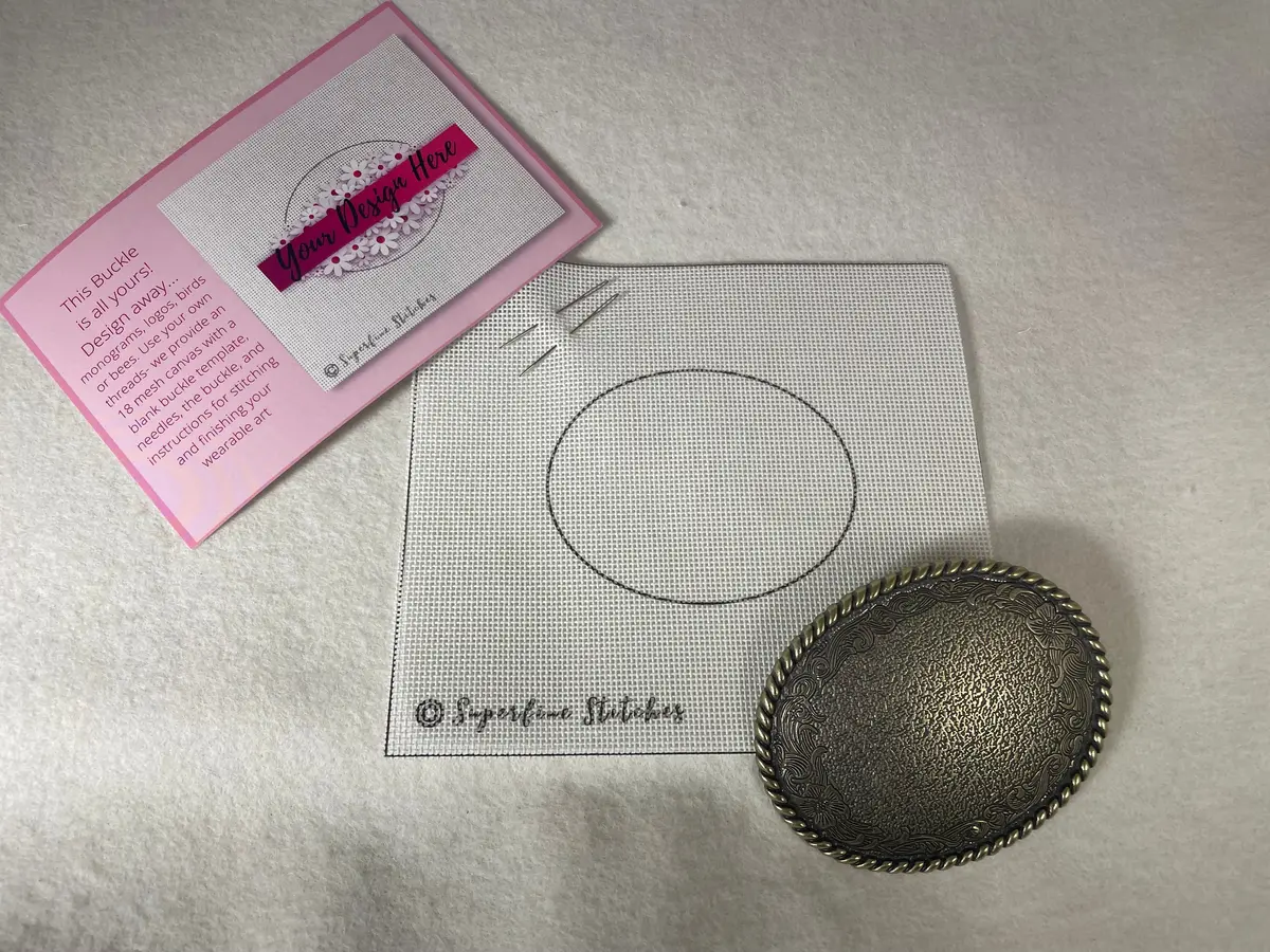 Superfine Stitches Buckle Kit- Blank 1