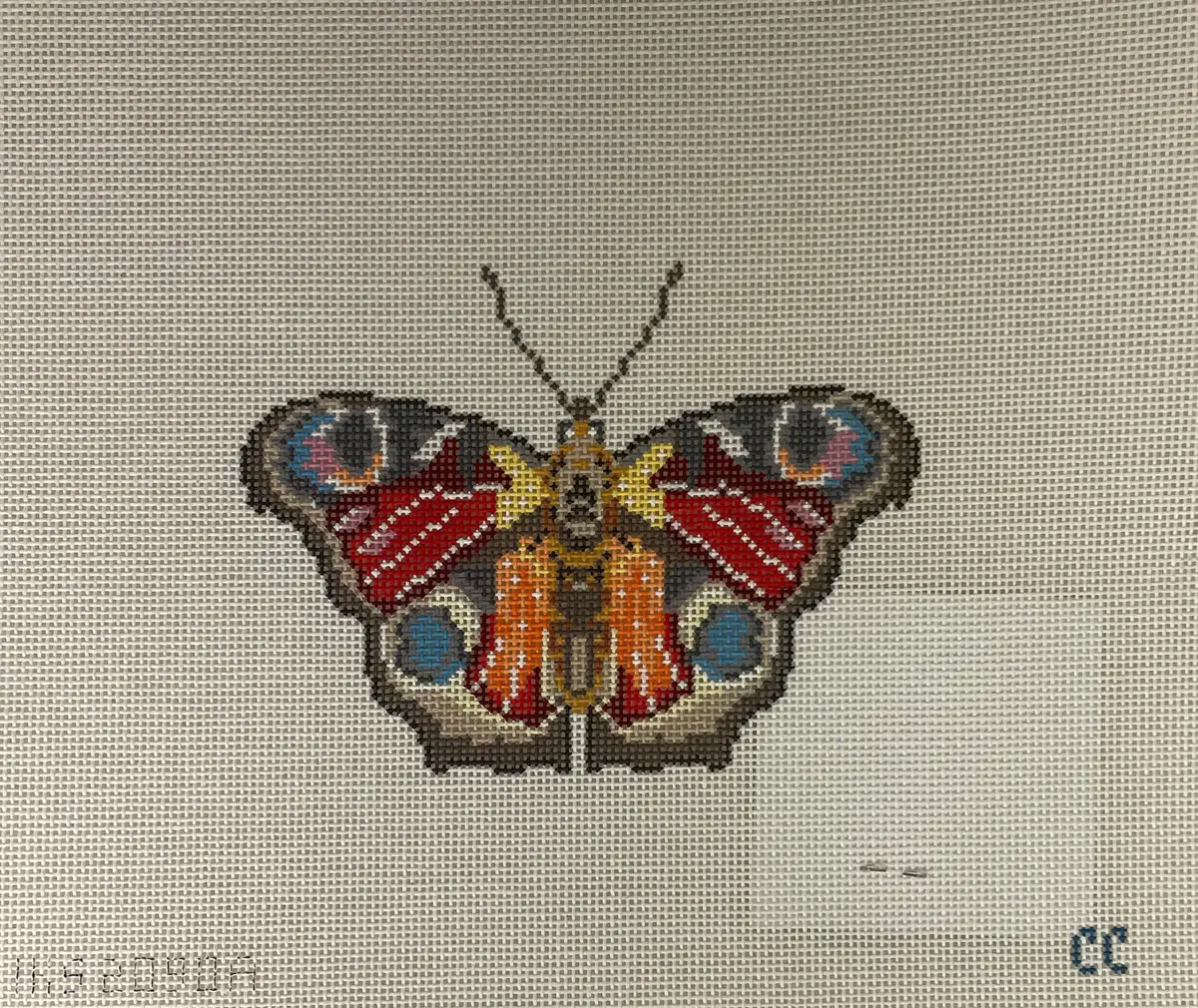 * Initial K Studio 2090A Peacock Butterfly Ornament 1