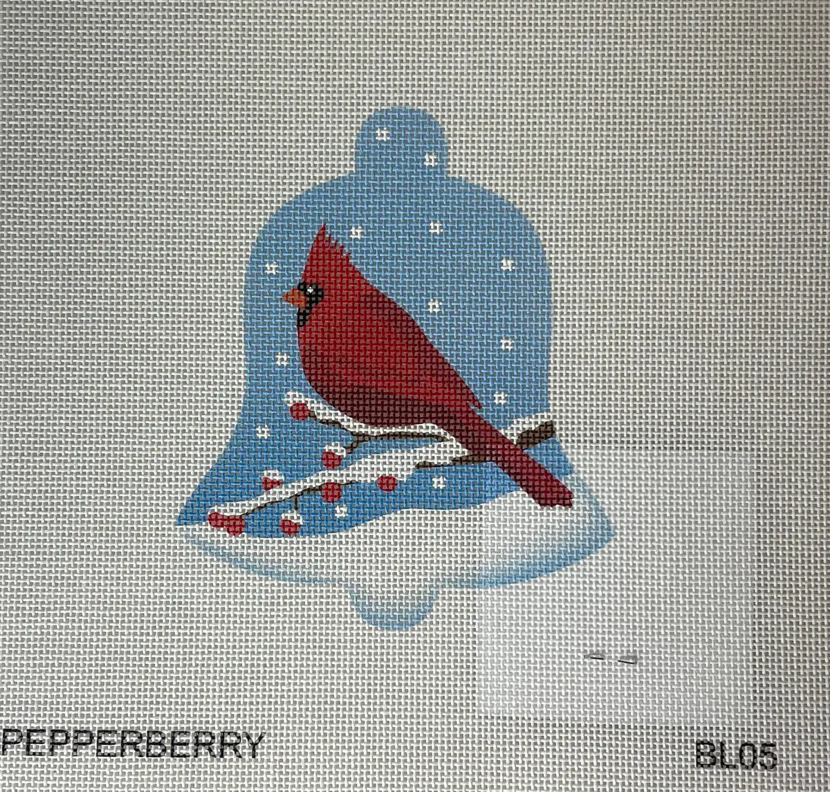 * Pepperberry Designs Bl05 Cardinal Snow Bell- Male 1