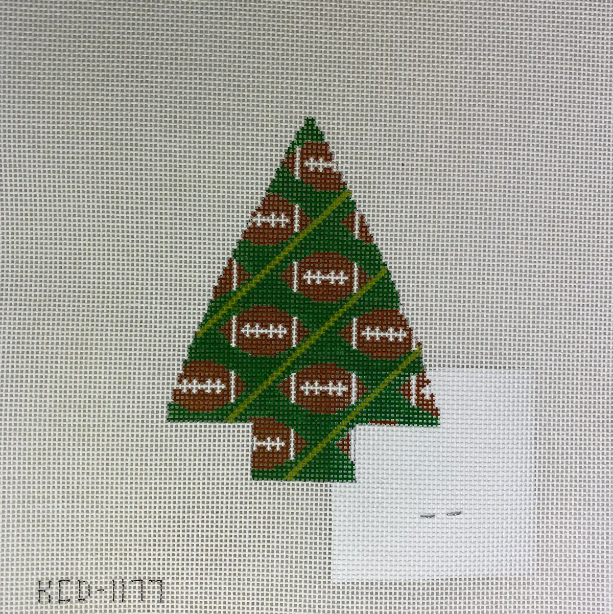 *Kcd1177 Football Tree Ornament 1