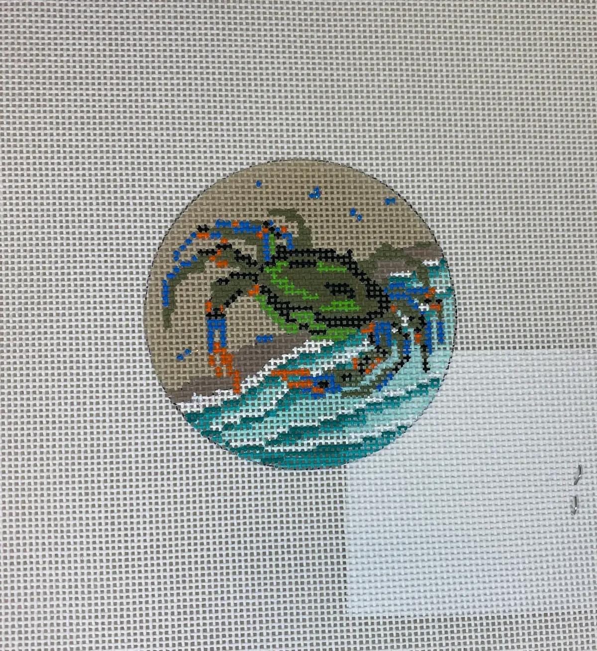 Needle Crossings Nc333 Blue Crab Ornament 1