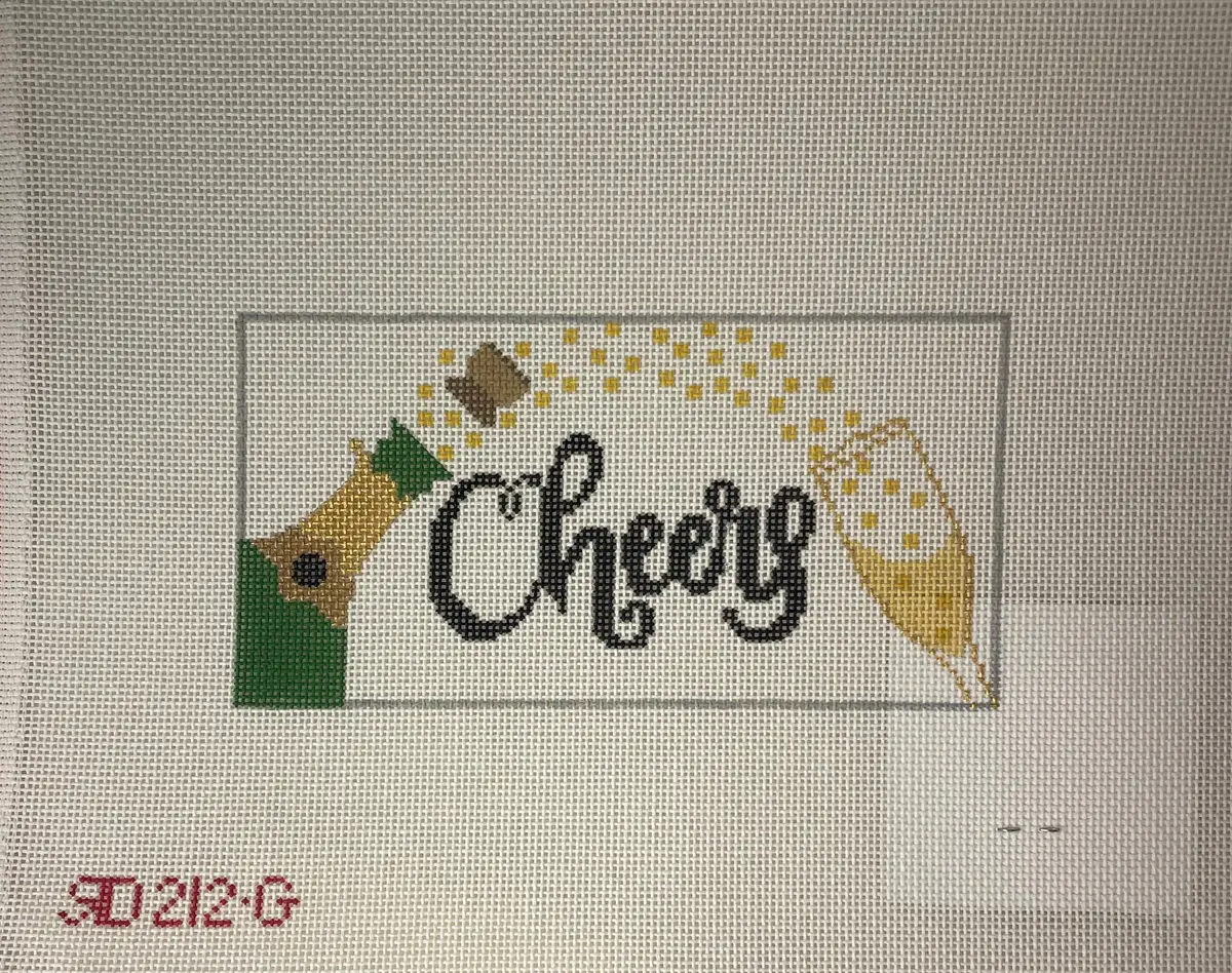 *Rachel Donley Needlepoint Rd212g Cheers / Green 1