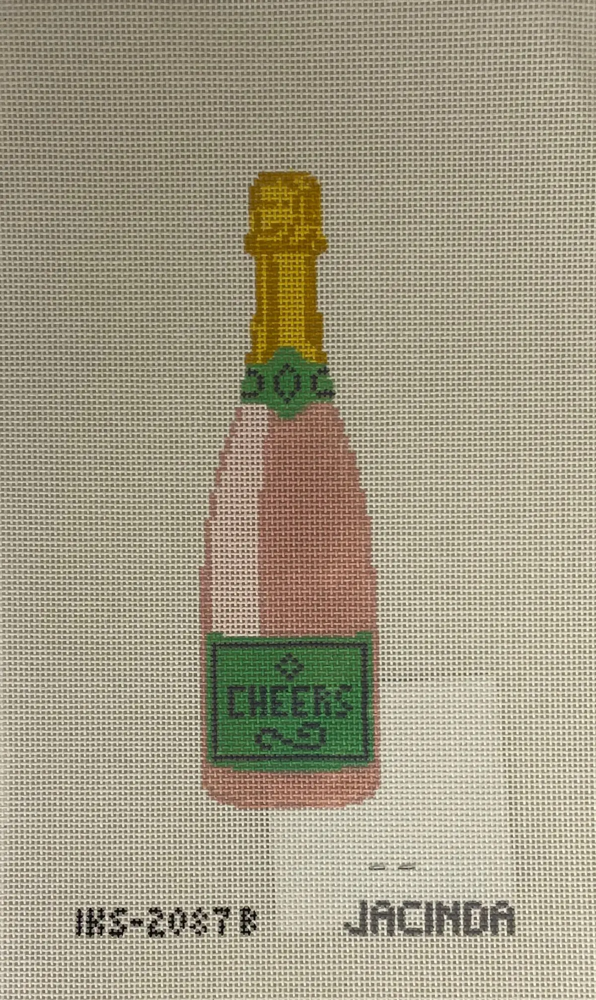 * Initial K Studio / Jacinda  2087B Cheers Champagne Ornament 1