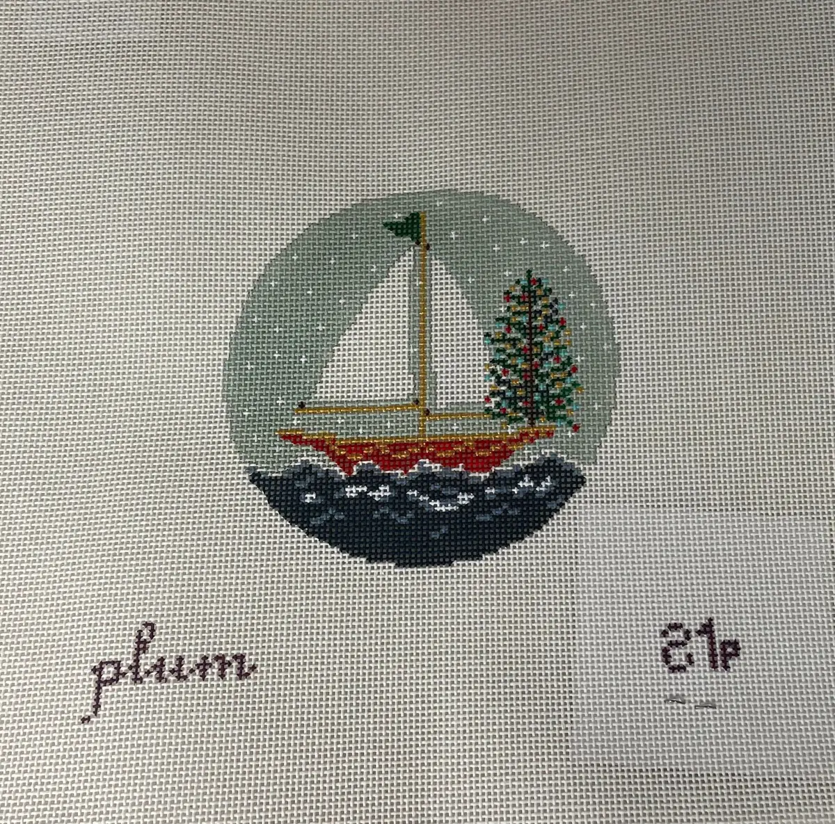 * The Plum Stitchery 21P - Plum Christmas- A-Wassailing 1