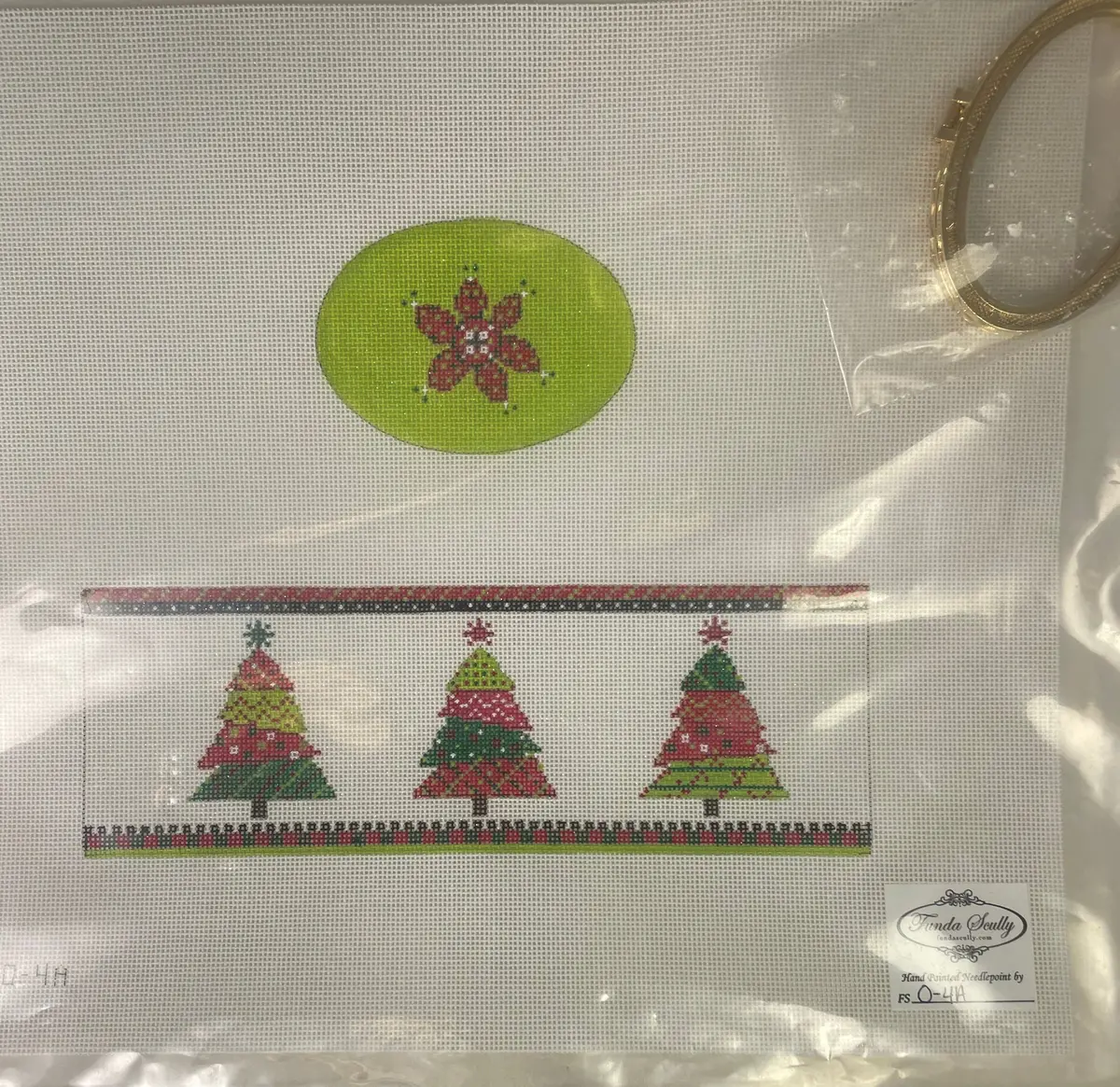 * Funda Scully Fs-O-4A Red And Green Tree's Hinged Box 1
