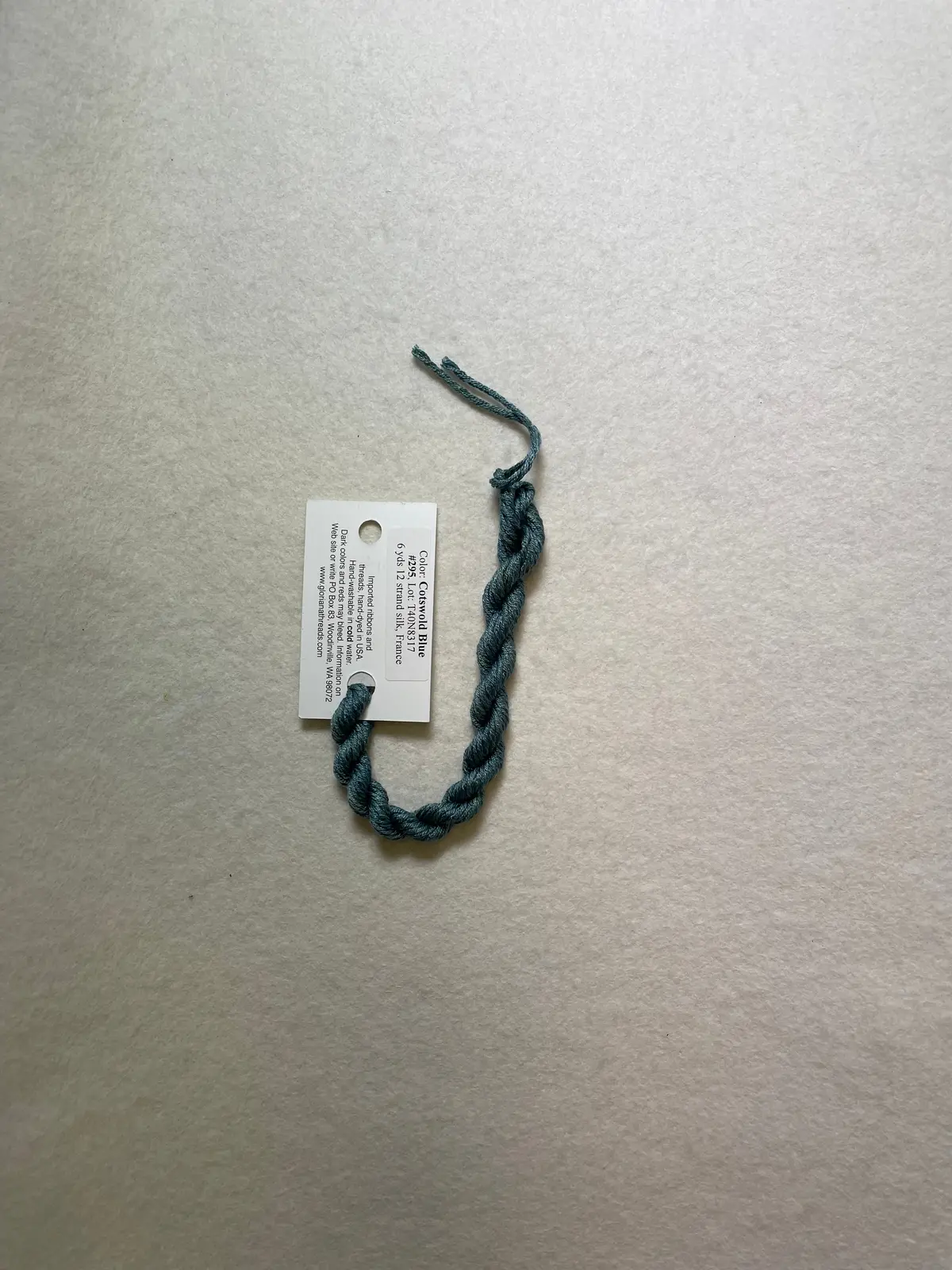 Gloriana Silk Floss 295 Cotswold Blue 1