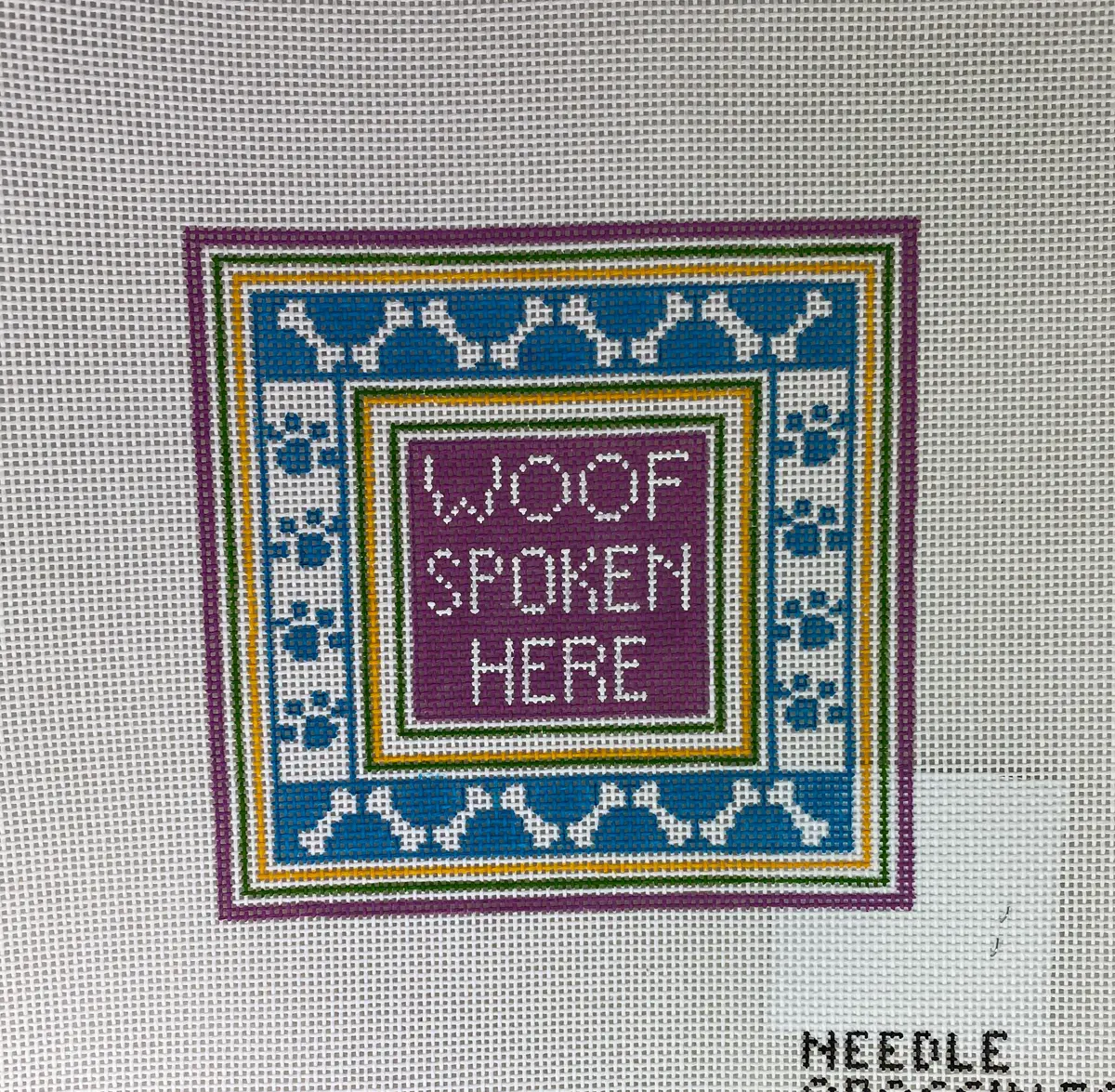 * Needle Crossings Nc44 Woof Spoken Here 1