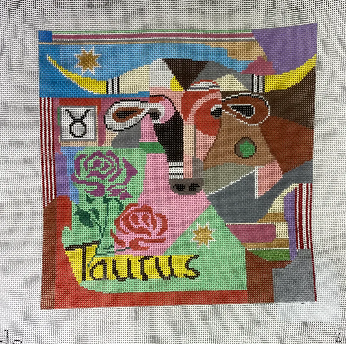 * Doolittle Stitchery Z101 Taurus Zodiac 1