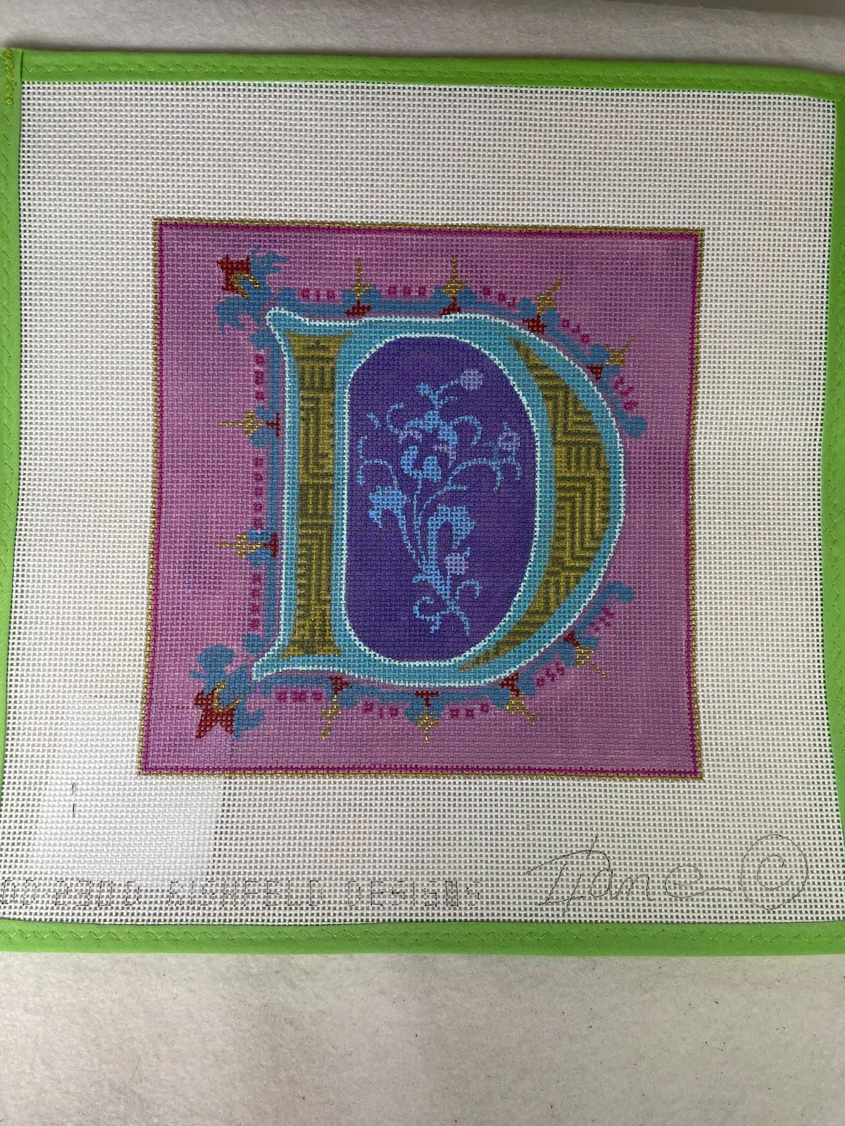 * Ruth Schmuff Designs Alphabet D 1