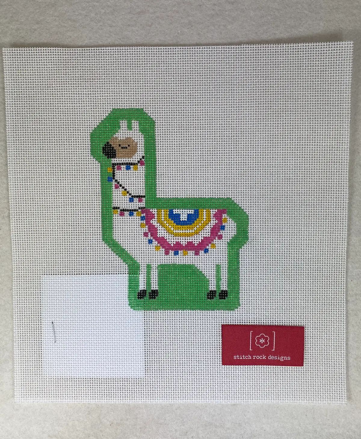Stitch Rock Designs 235 L-03G Green Llama 1