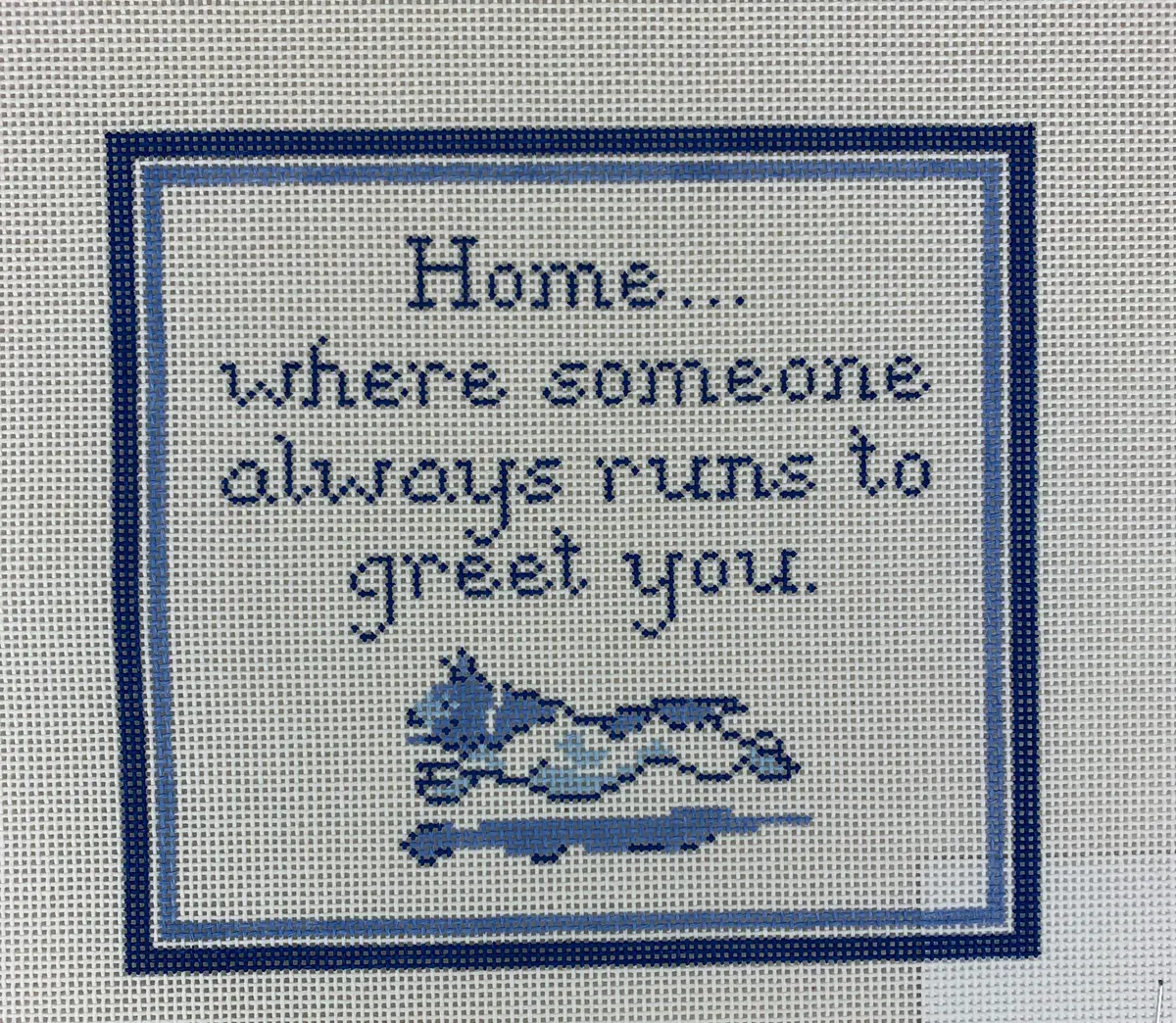 * The Plum Stitchery Dm-2F Home... Where Someone Always... 1
