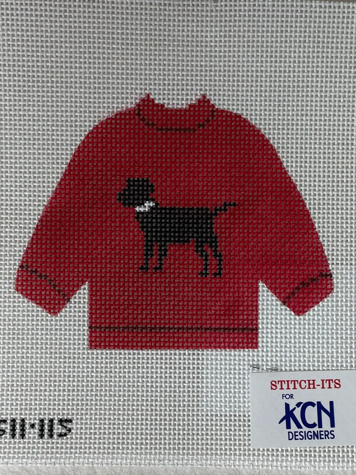 * Stitch-Its S11115 Black Lab Sweater 1