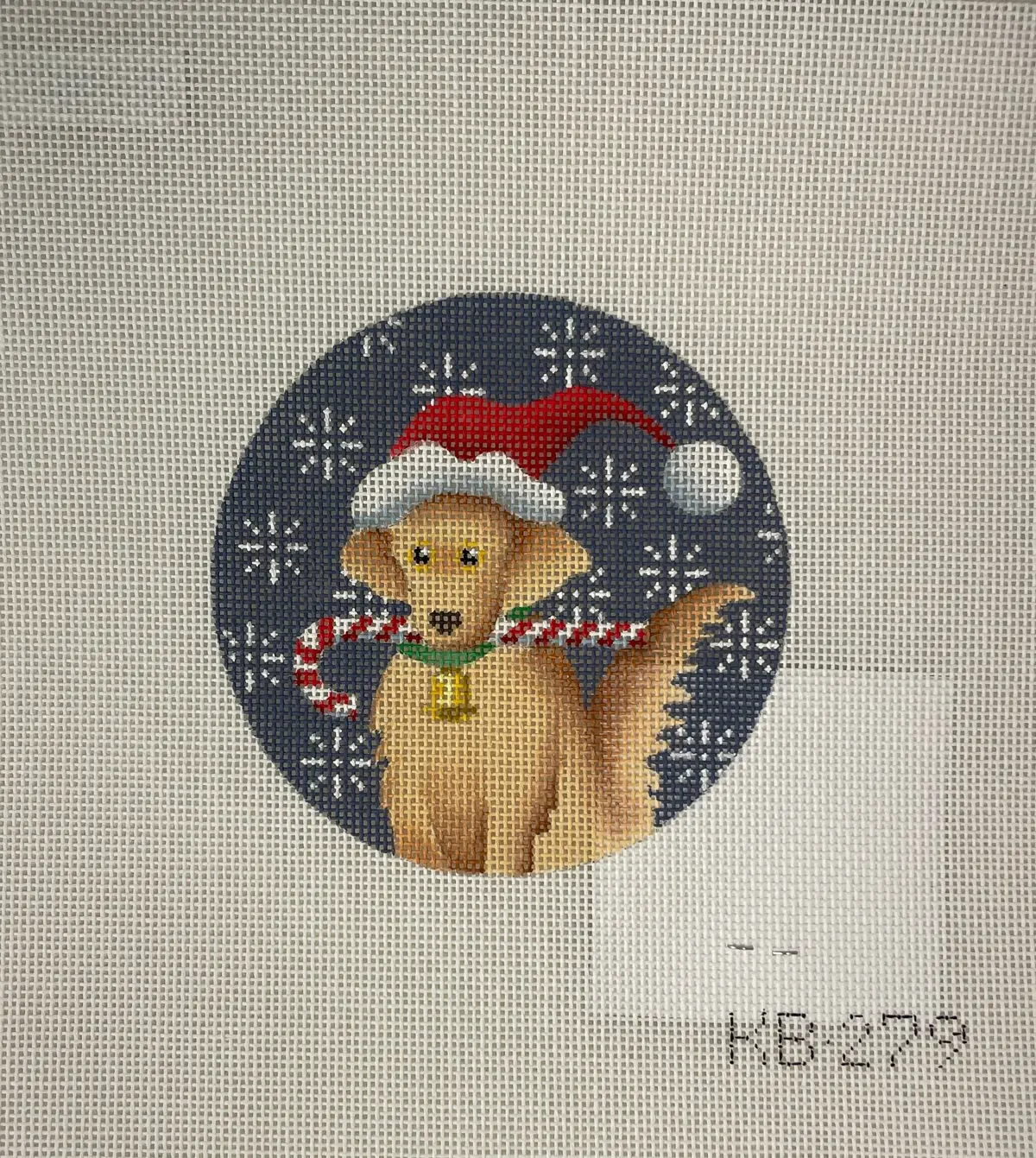 * Kirk And Bradley Kb279 Golden Retriever Christmas Circle 1