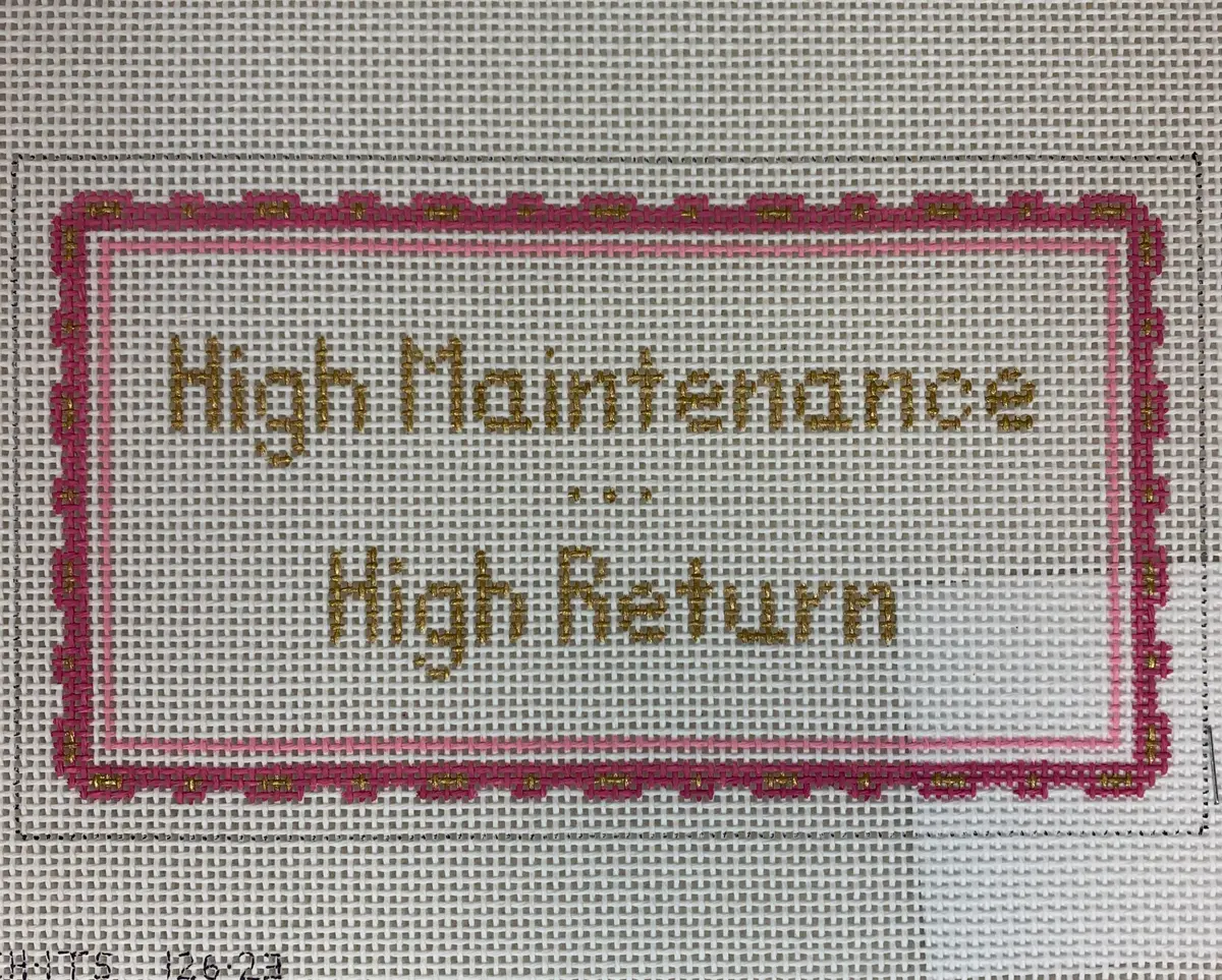 Stitch It's 126-23 High Maintenance... 1