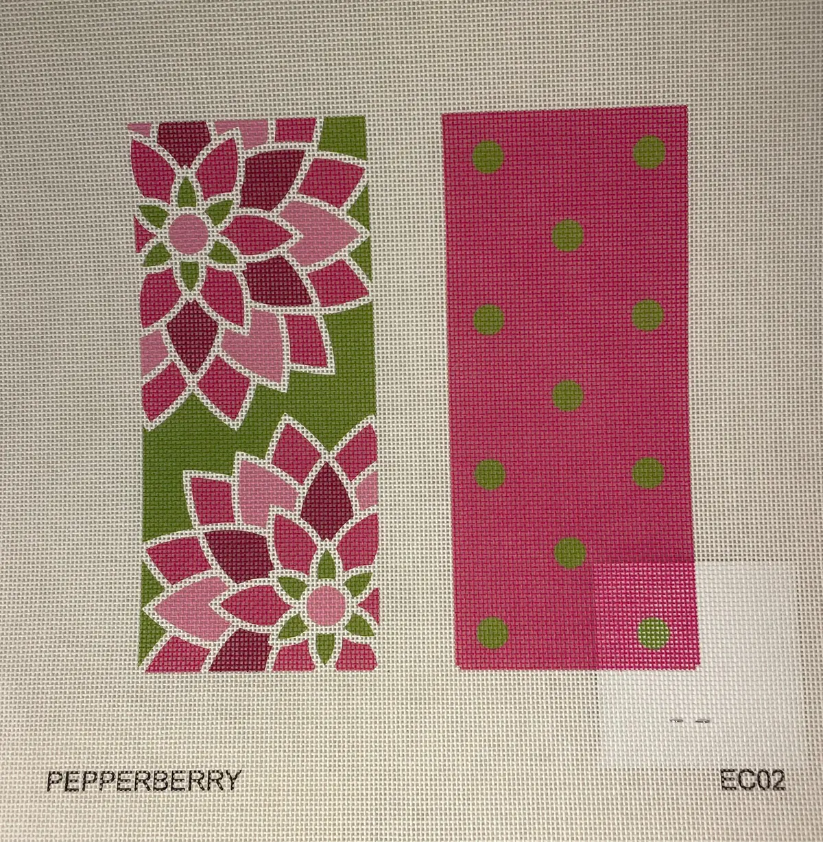 * Pepperberry Designs Ec02 Graphic Flower Eyeglass Case, Pink 1