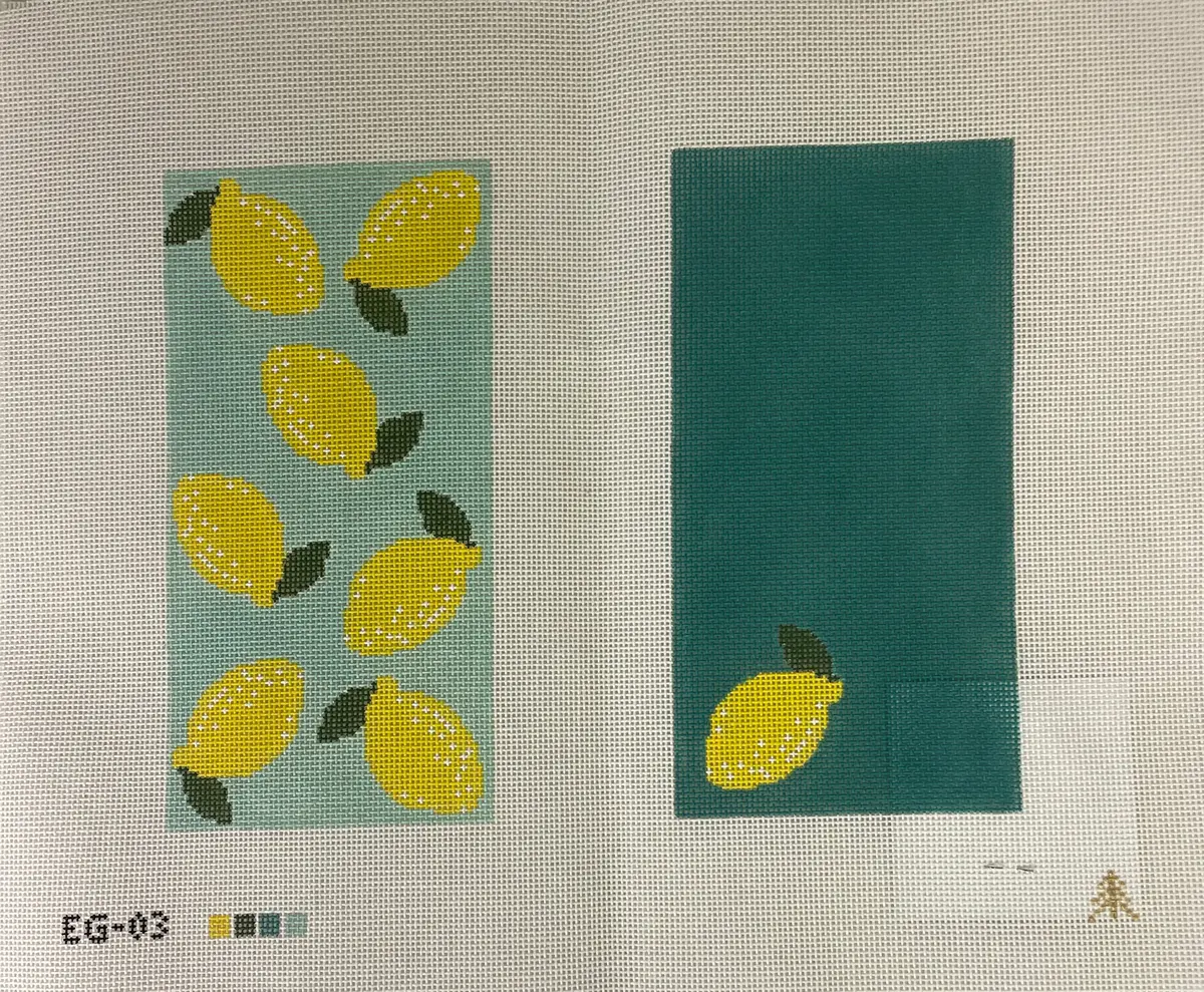 * Evergreen Eg03 Lemons Eyeglass Case 1