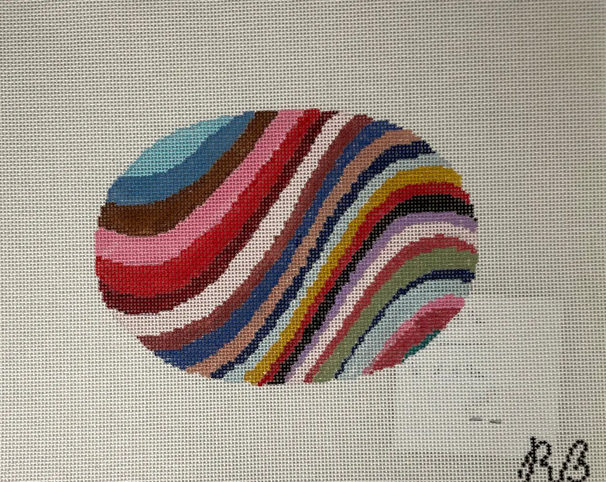 * Rachel Barri Groovy Waves Oval 1