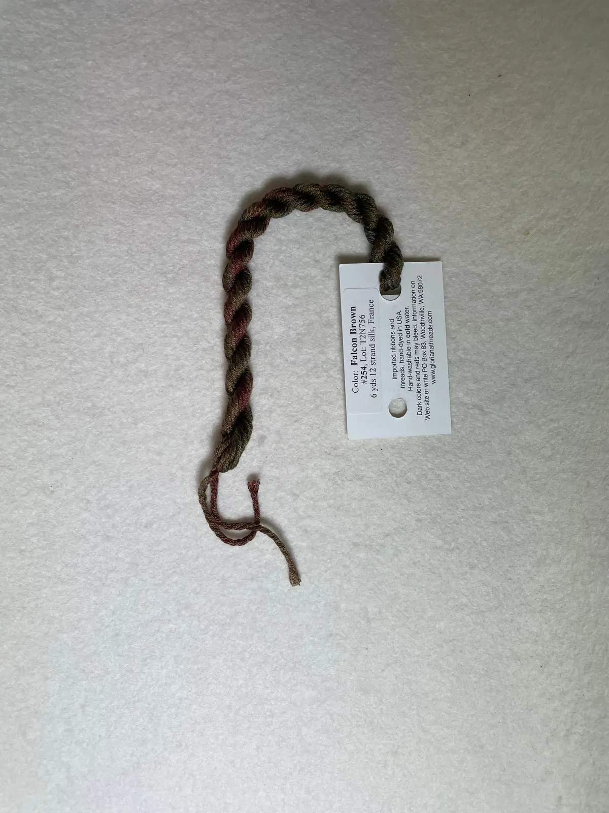 Gloriana Silk Floss 254 Falcon Brown 1
