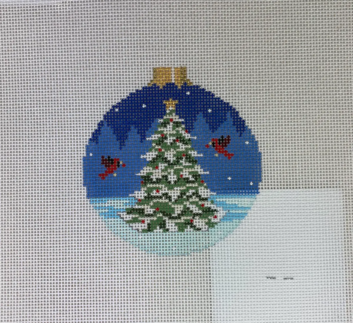 Susan Roberts Needlepoint 7206 Cardinal Tree 1