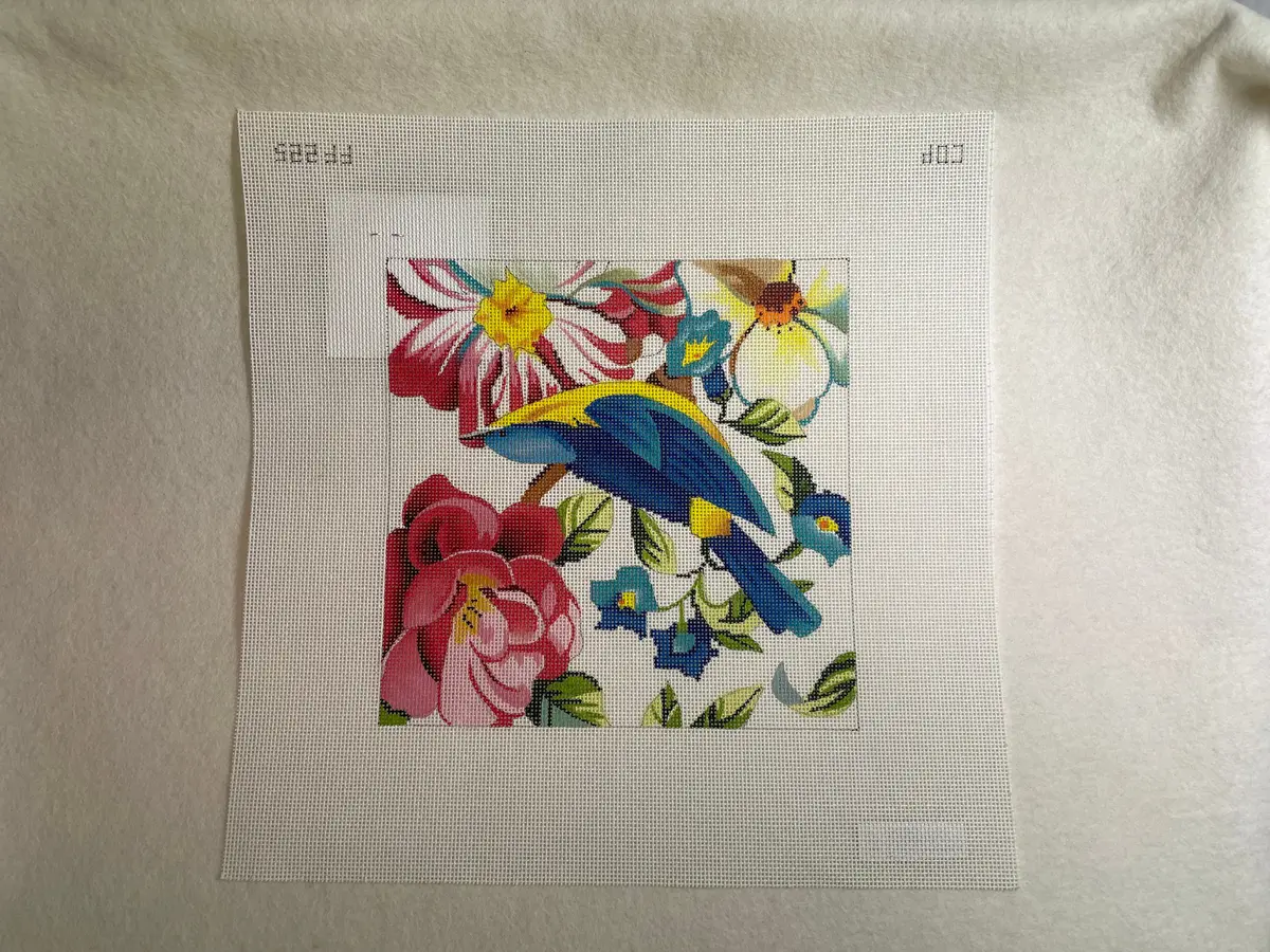 Colors Of Praise Ff225 Floral With Blue Bird 1