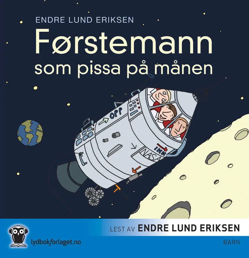 Førstemann Som Pissa På Månen. Lydbok. Cd 1