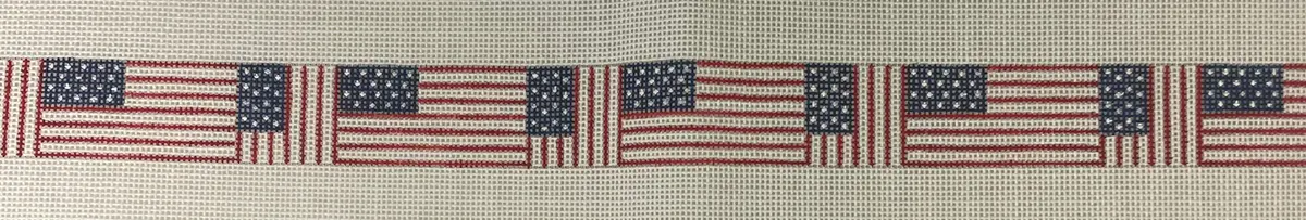 * Meredith Collection 318A American Flag Repeat Belt 1