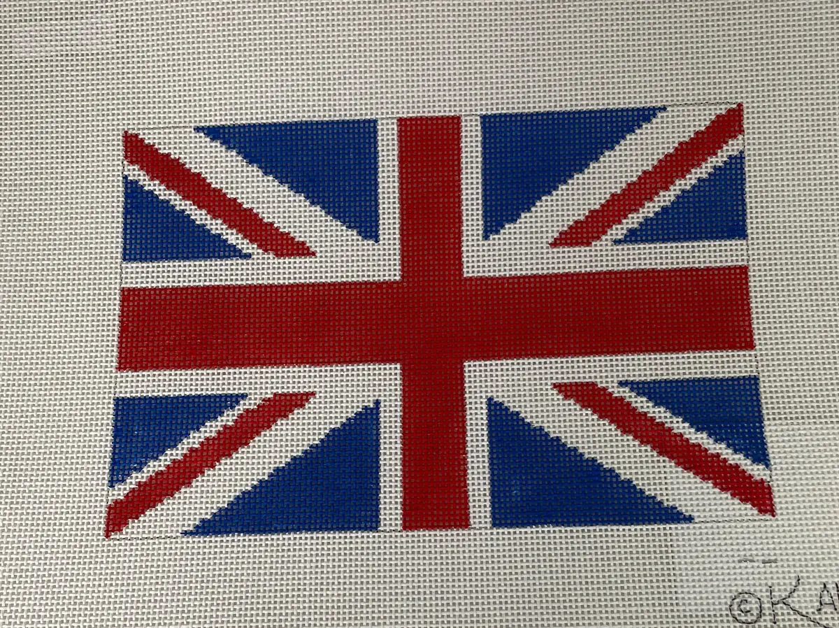 * Kimberly Ann Sf-04 Union Jack Small Flat- Red 1