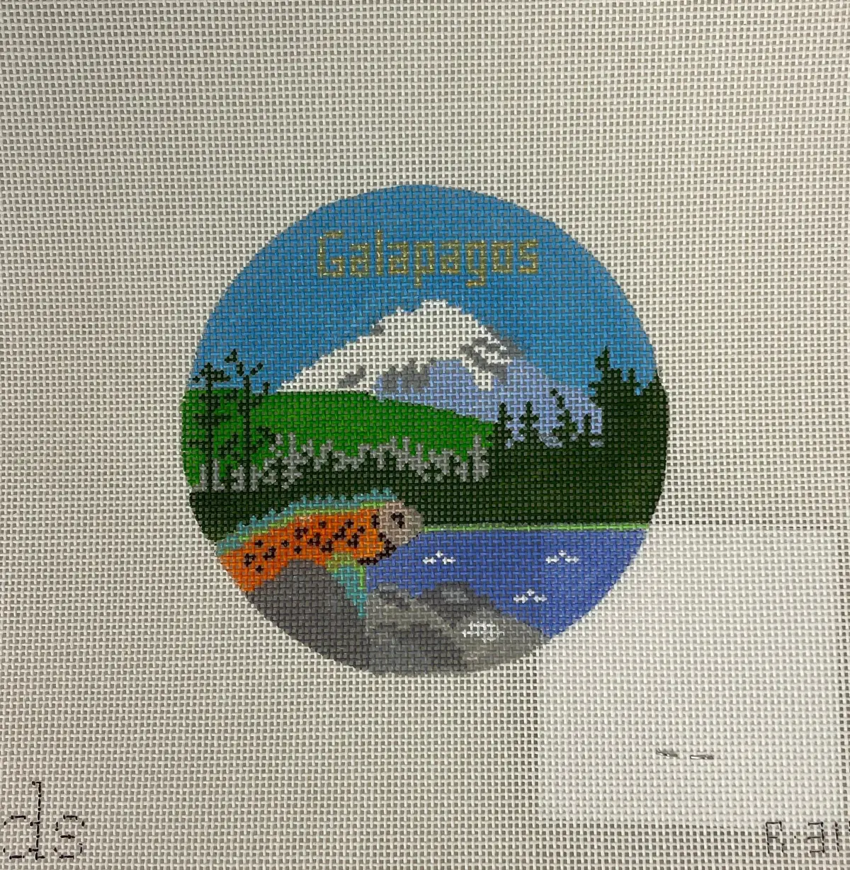 * Doolittle Stitchery R316 Galapagos Travel Round 1