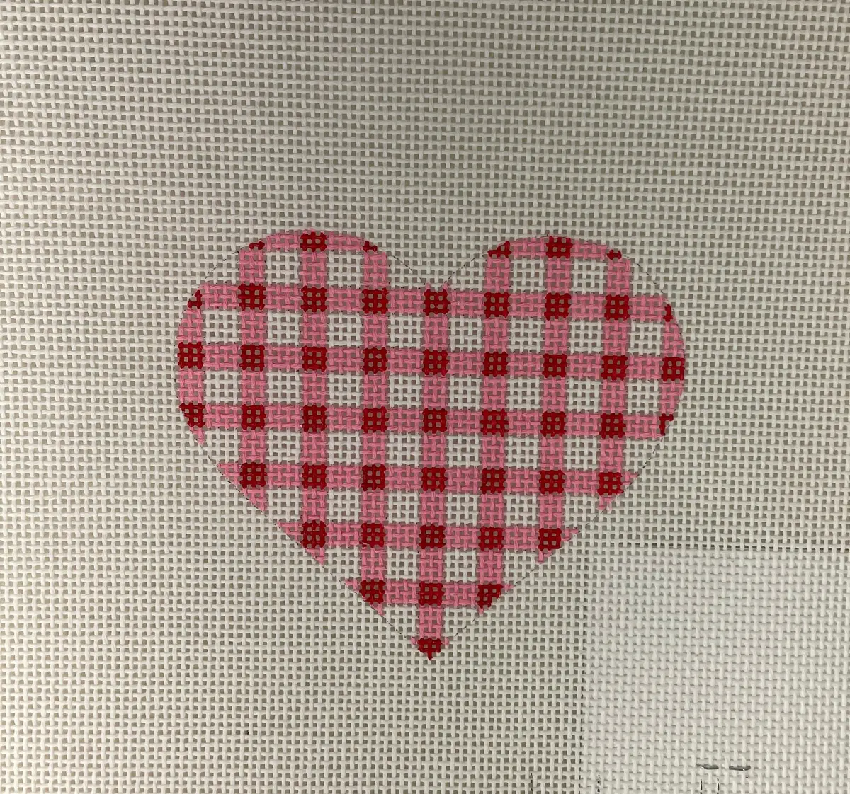 * Kate Dickerson Om-270 Mini Heart- Pink And Red Gingham 1