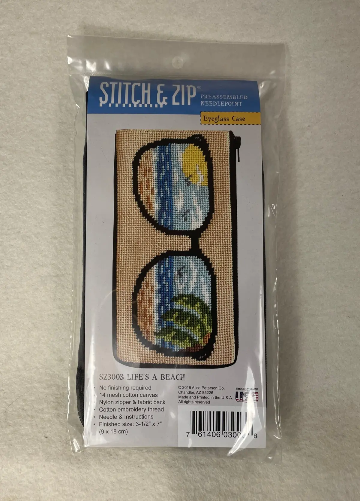 Alice Peterson Sz3003 Life's A Beach Eyeglass Case 1