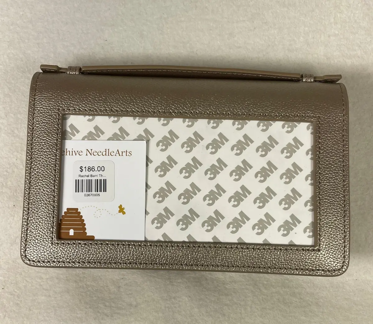 Rachel Barri The Everyday Clutch- Metallic Taupe 1