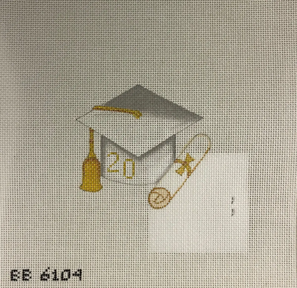 Burnett And Bradley Bb6104 Graduation Cap - White 1