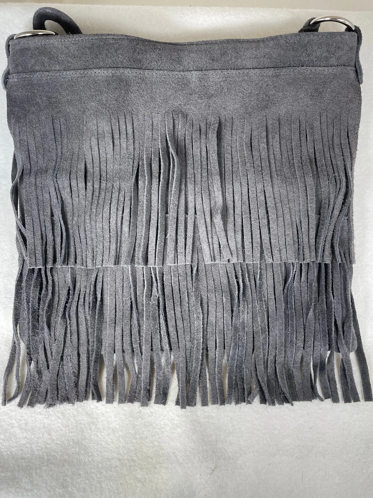 * Fringe Bag- Grey 1