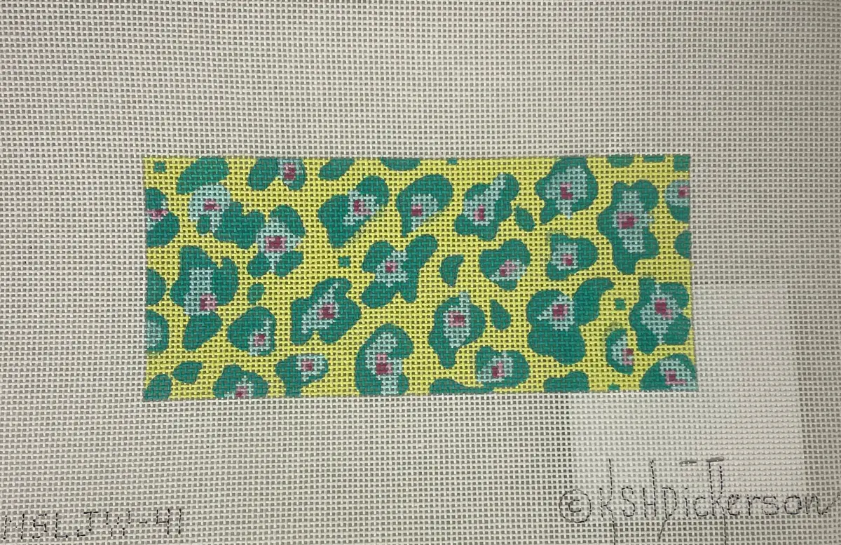 * Sale- Kate Dickerson Insljw-41 Turquois Leopard And Pink Insert 1
