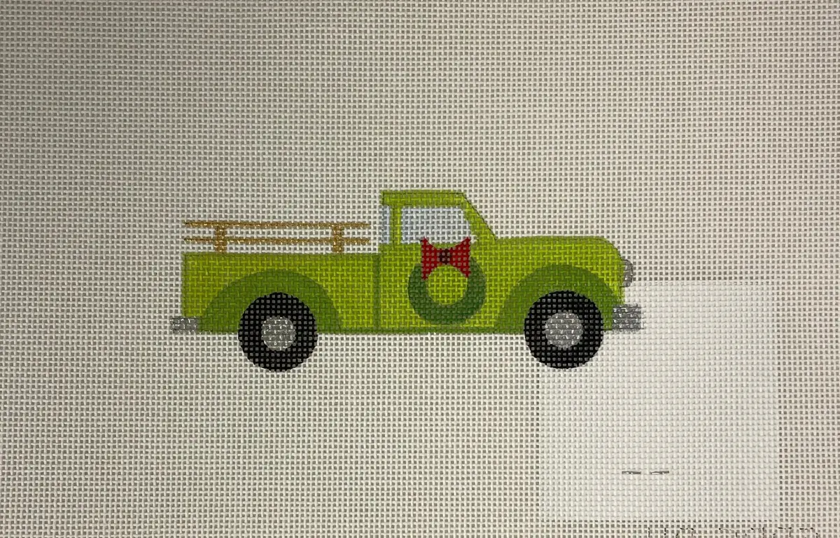 Raymond Crawford Ho3082 Green Truck Ornament 1