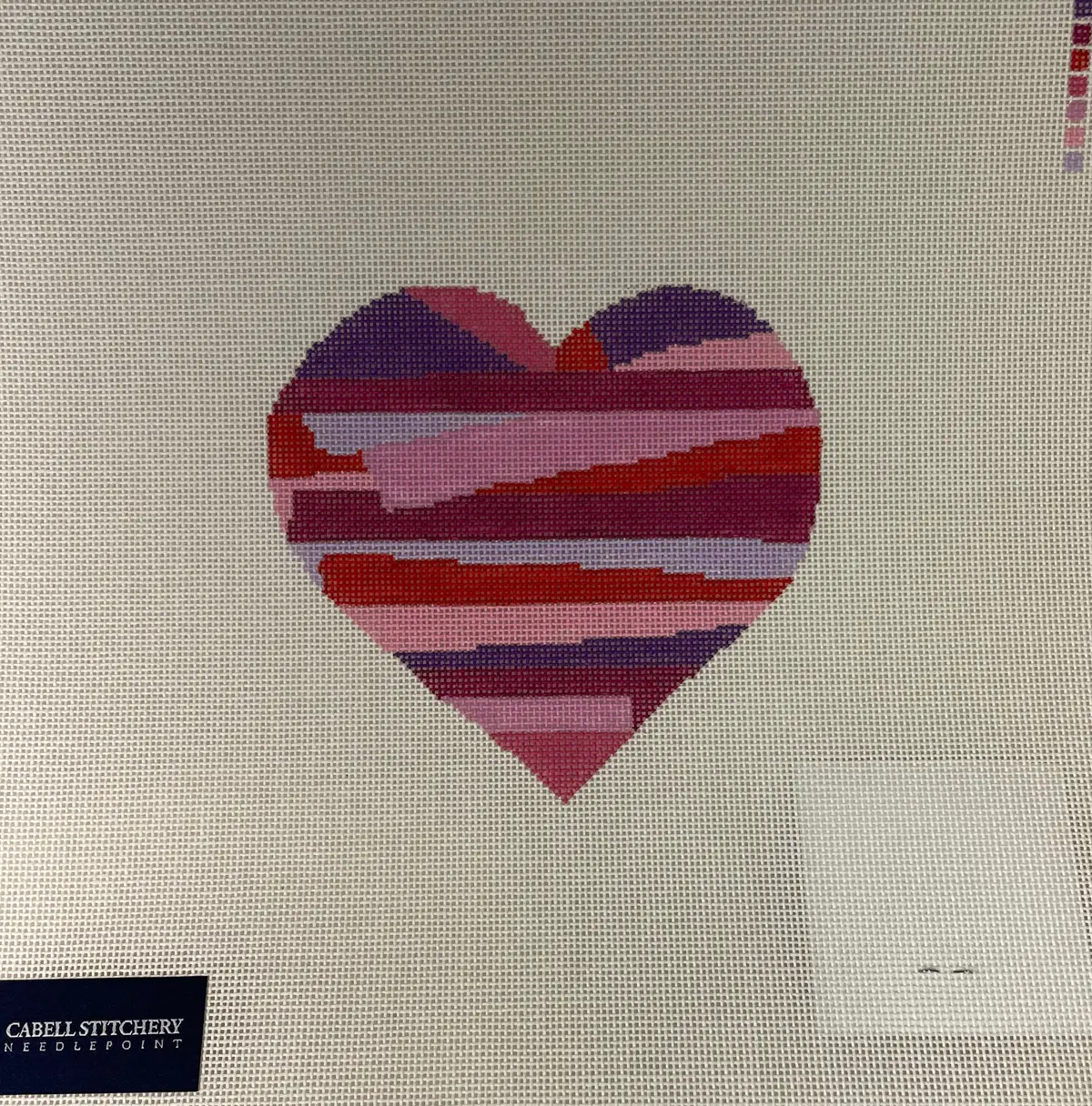 * Cabell Stitchery Stackable Collection Valentine's Day Heart 1