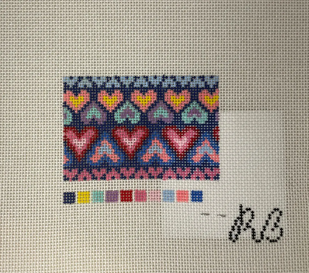 * Rachel Barri Rainbow Hearts Mini Insert 1