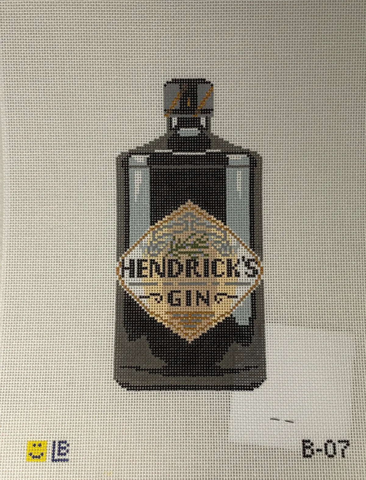 *Lauren Bloch Designs B07 Hendrick's Gin Bottle 1