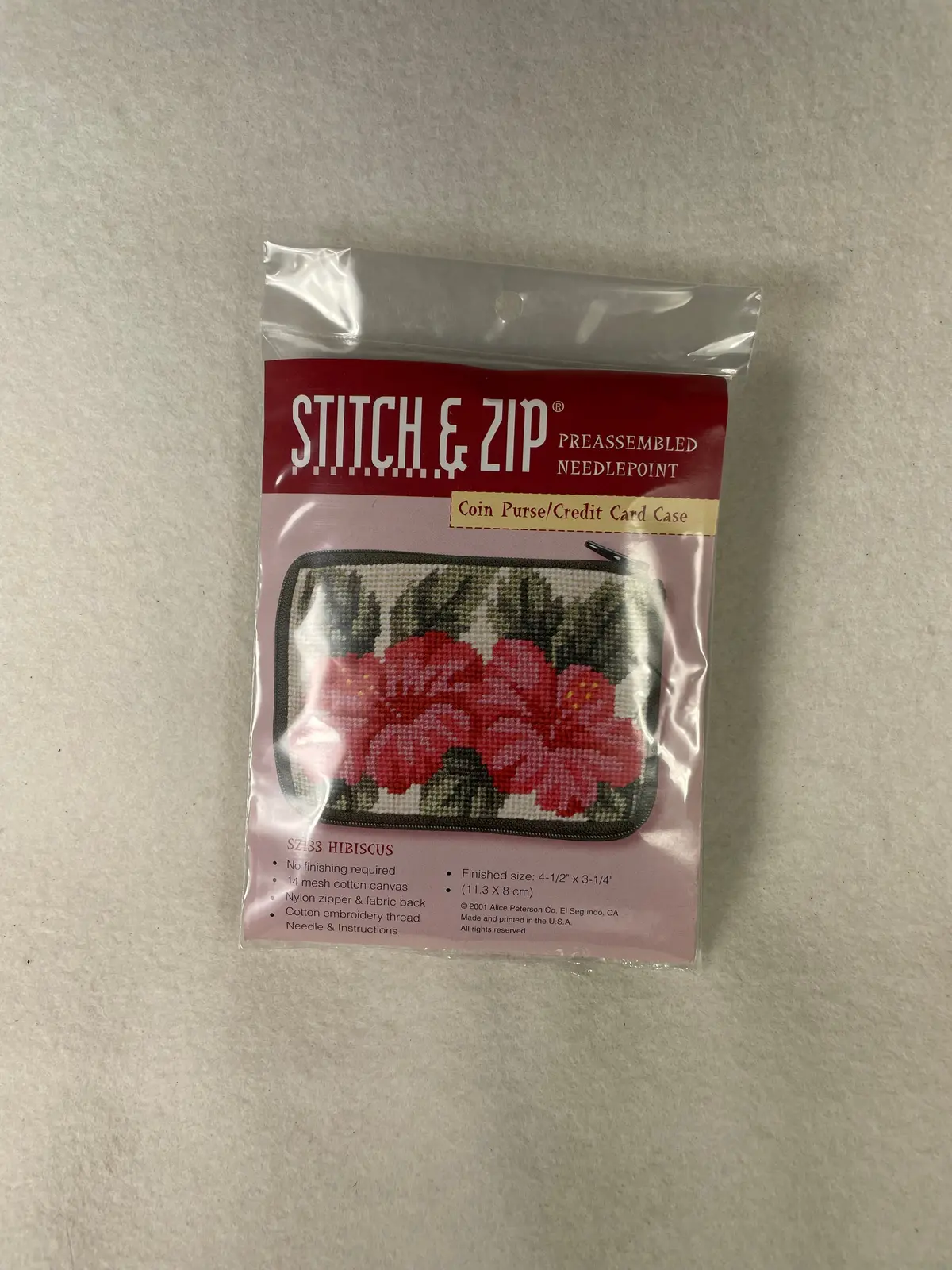 Alice Peterson Sz133 Hibiscus Coin Purse 1