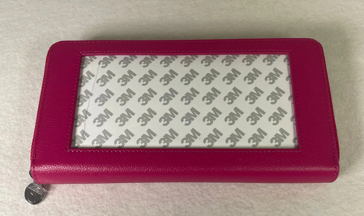 Rachel Barri Designs All-In Wallet / Hot Pink + Tangerine 1